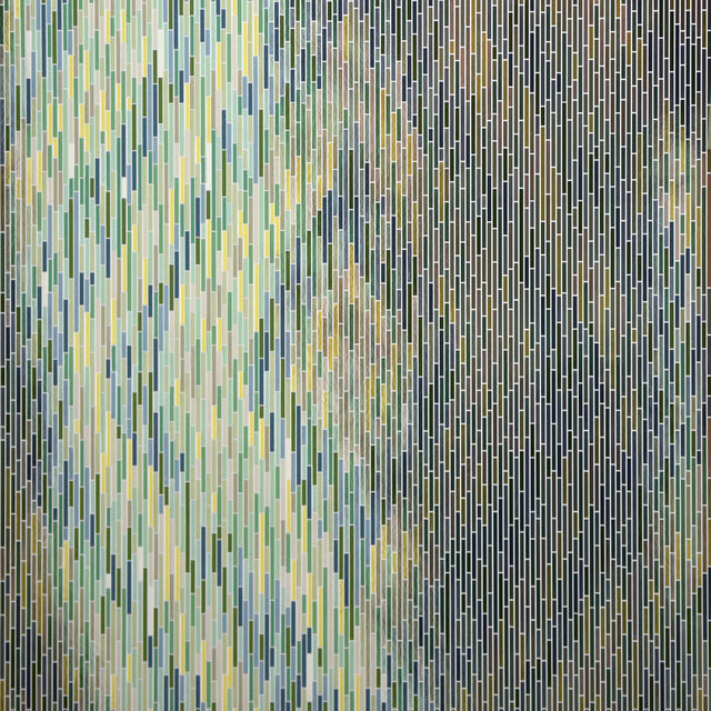 Ethereal Green Ogee Wallpaper