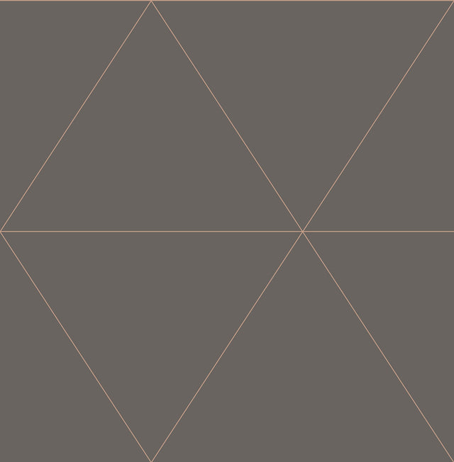 Twilight Grey Geometric Wallpaper