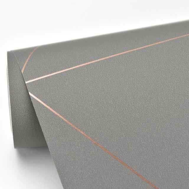 Twilight Grey Geometric Wallpaper