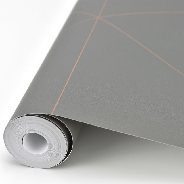 Twilight Grey Geometric Wallpaper
