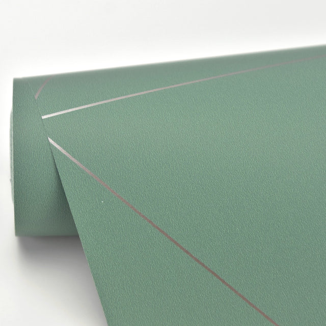 Twilight Green Geometric Wallpaper