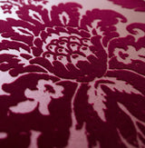 Shadow Merlot Flocked Damask Wallpaper with Modern Damask Pattern - A-Street Prints 2763-87315SAM