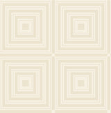 Luminous Platinum Beaded Geometric Wallpaper with Modern Geometric Pattern - A-Street Prints 2763-87316