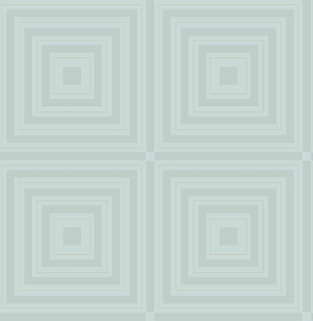 Luminous Ice Beaded Geometric Wallpaper
