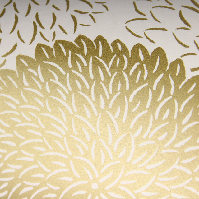Blithe Gold Floral Wallpaper with Metallic Chrysanthemum Motif - A-Street Prints 2764-24302