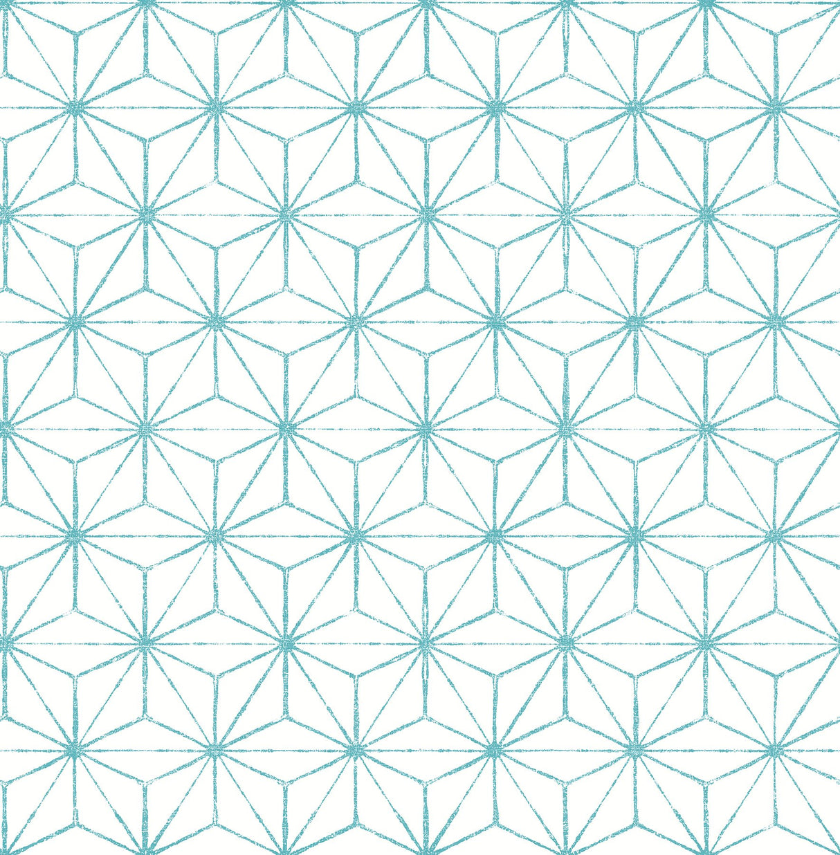 Orion Turquoise Geometric Wallpaper with Modern Non Woven Pattern - A-Street Prints 2764-24311