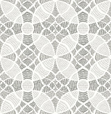 Zazen Grey Geometric Wallpaper with Modern Dot-Motif Pattern - A?Street Prints 2764-24336