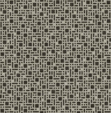 Bento Brown Geometric Wallpaper with Modern Bento Box-Inspired Pattern - A-Street Prints 2764-24340