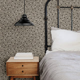 Bento Brown Geometric Wallpaper with Modern Bento Box-Inspired Pattern - A-Street Prints 2764-24340