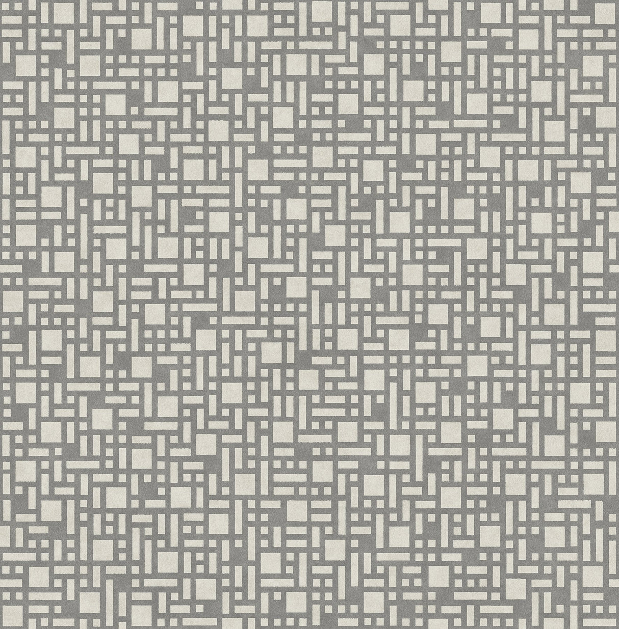 Bento Grey Geometric Wallpaper with Modern Geometric Box Motif - A-Street Prints 2764-24341