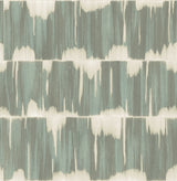 Serendipity Teal Shibori Wallpaper with Global Modern Striped Shibori Pattern - A-Street Prints 2764-24343