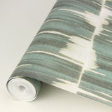 Serendipity Teal Shibori Wallpaper with Global Modern Striped Shibori Pattern - A-Street Prints 2764-24343