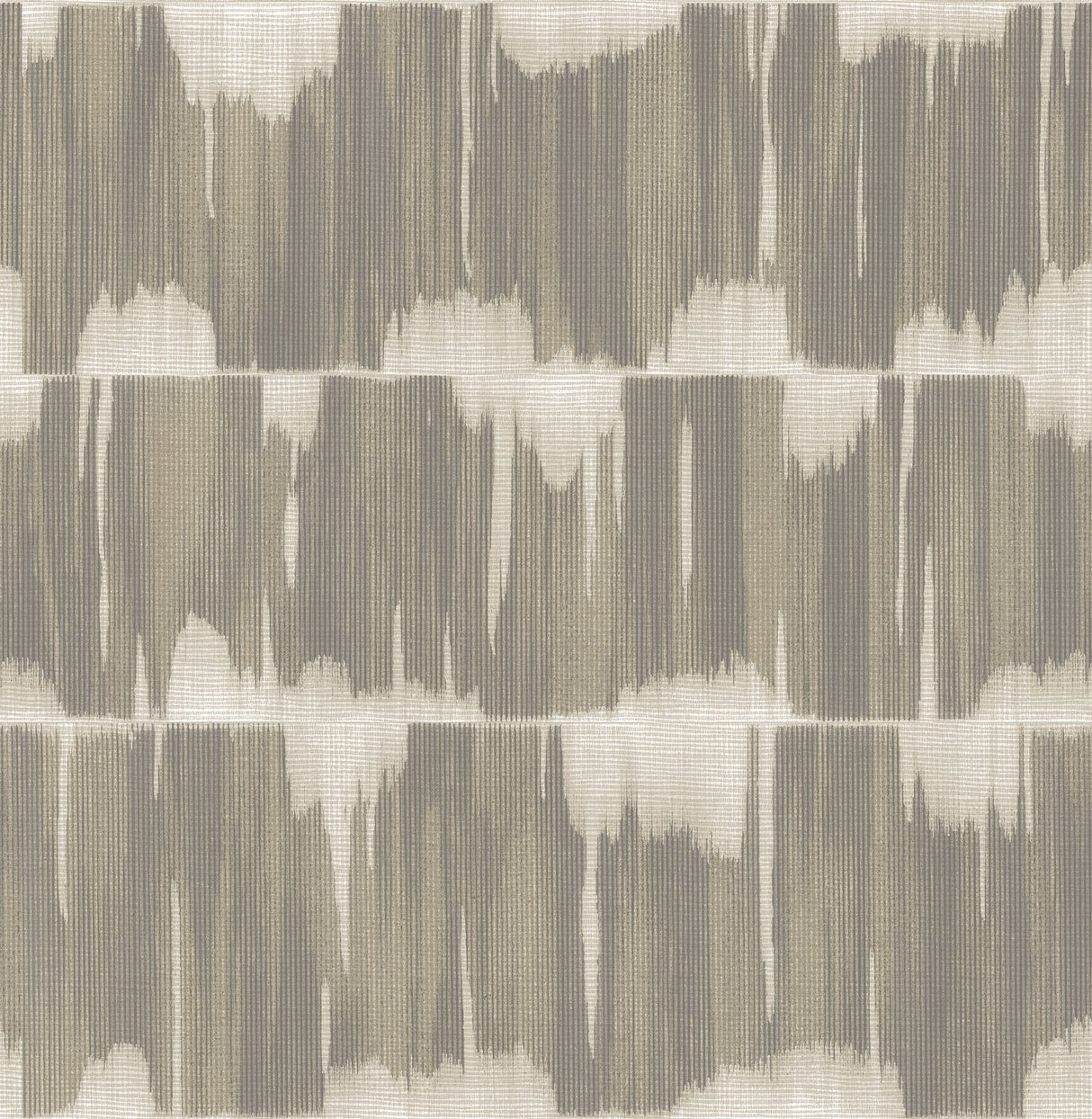 Serendipity Taupe Shibori Wallpaper with Modern Global Pattern - A?Street Prints 2764-24344