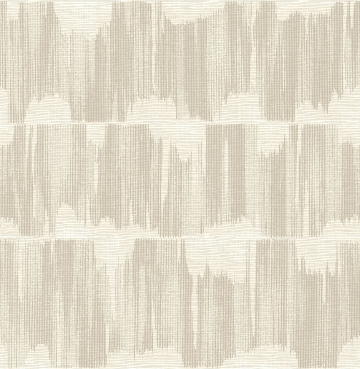Serendipity Beige Shibori Wallpaper with Faux Grasscloth Stripe Pattern - A-Street Prints 2764-24345