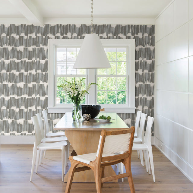 Serendipity Blue Shibori Wallpaper with Modern Global Shibori Motif - A-Street Prints 2764-24346