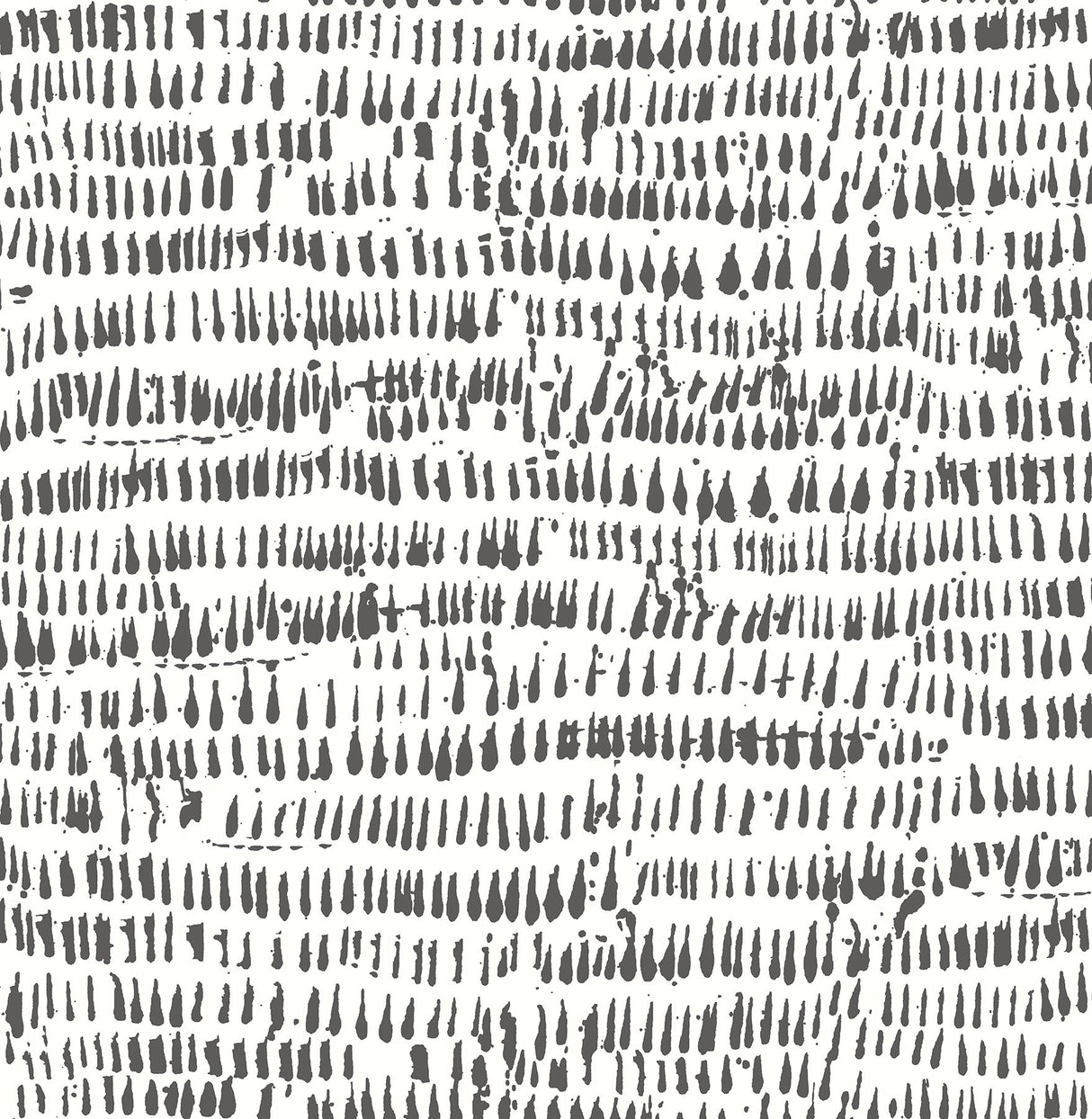 Runes Charcoal Brushstrokes Wallpaper with Modern Geometric Pattern - A-Street Prints 2764-24354