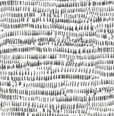 Runes Charcoal Brushstrokes Wallpaper with Modern Geometric Pattern - A-Street Prints 2764-24354