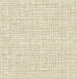 Mendocino Light Brown Linen Wallpaper with Faux Fabric Texture - A-Street Prints 2821-24277