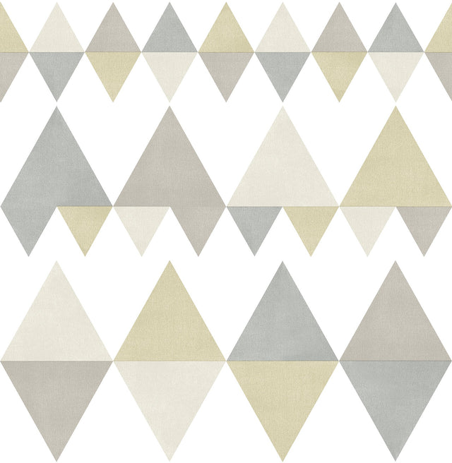 Trilogy Sage Geometric Wallpaper with Scandinavian Geometric Pattern - A-Street Prints 2821-25127