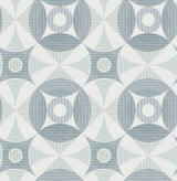 Ellis Teal Geometric Wallpaper with Scandinavian Geometric Pattern - A-Street Prints 2821-25132