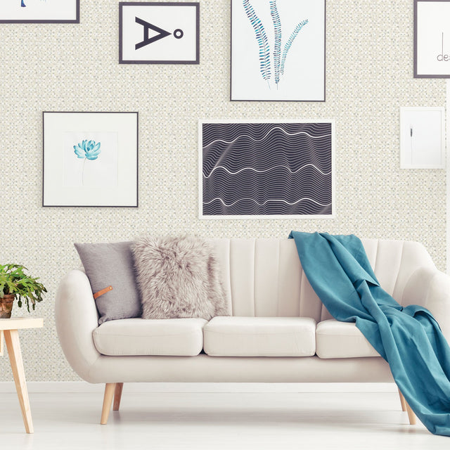 Tia Light Blue Texture Wallpaper with Scandinavian Textures Pattern - A-Street Prints 2821-25137