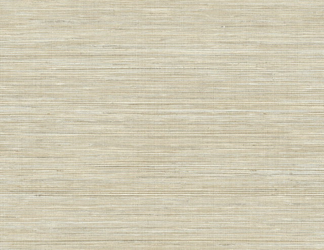 Baja Beige Faux Grasscloth Wallpaper with Textured String Weave - A-Street Prints 2829-41507