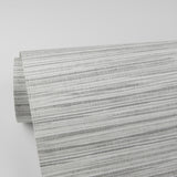 Holiday Grey String Texture Wallpaper, Faux Grasscloth Pattern, Traditional Style - A-Street Prints 2829-41610