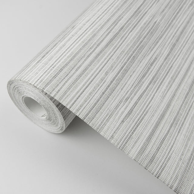 Holiday Grey String Texture Wallpaper, Faux Grasscloth Pattern, Traditional Style - A-Street Prints 2829-41610