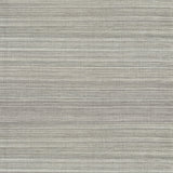 Nathan Silver Grasscloth Wallpaper with Textured Woven Natural Fiber Pattern - A?Street Prints 2829-80010