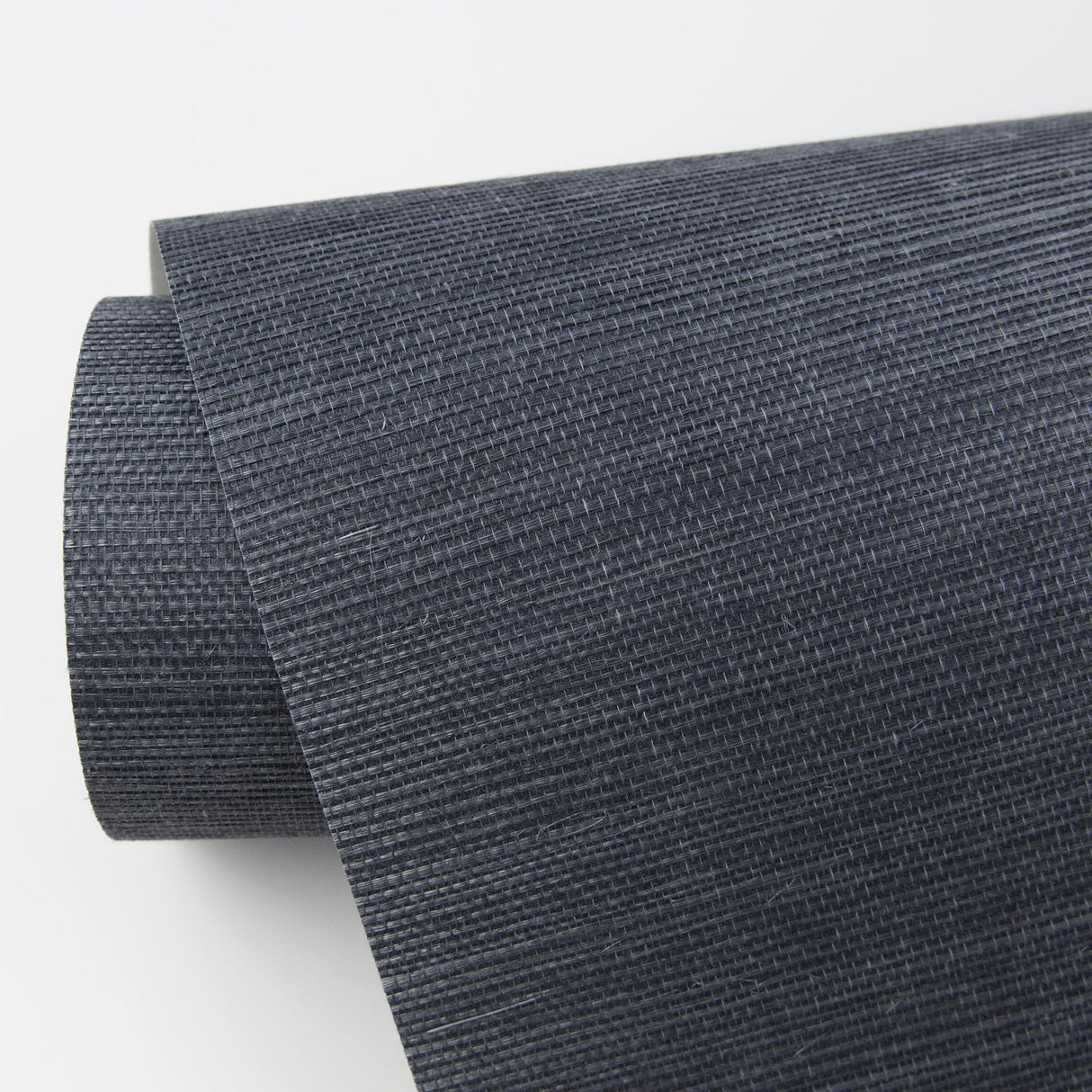 Victoria Indigo Grasscloth Wallpaper with Textured Pattern and Traditional Style - A-Street Prints 2829-80015