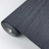 Victoria Indigo Grasscloth Wallpaper with Textured Pattern and Traditional Style - A-Street Prints 2829-80015