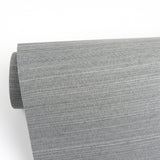 Binan Grey Grasscloth Wallpaper with Textured Woven Pattern - A-Street Prints 2829-80043