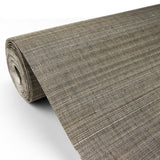 Nanking Brown Grasscloth Wallpaper with Traditional Texture Pattern - A-Street Prints 2829-80083