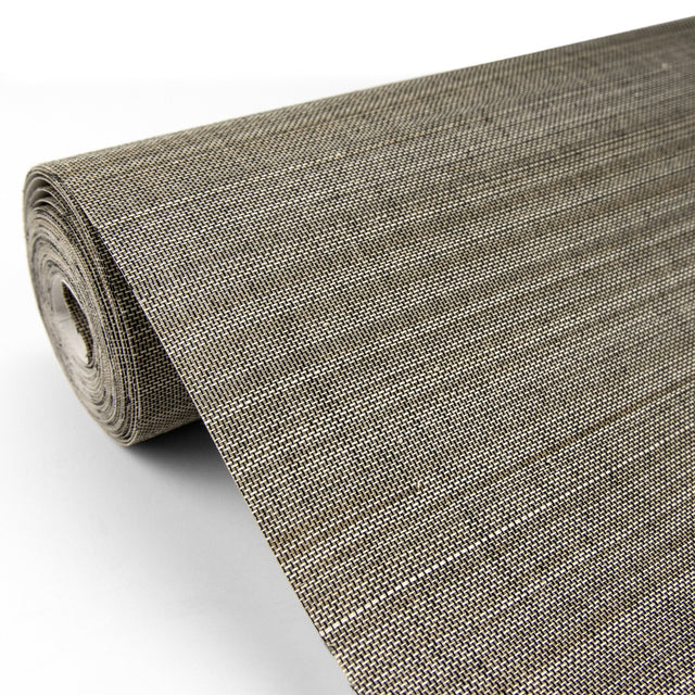 Nanking Brown Grasscloth Wallpaper with Traditional Texture Pattern - A-Street Prints 2829-80083