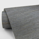 Shandong Slate Grasscloth Wallpaper - A-Street Prints 2829-80085