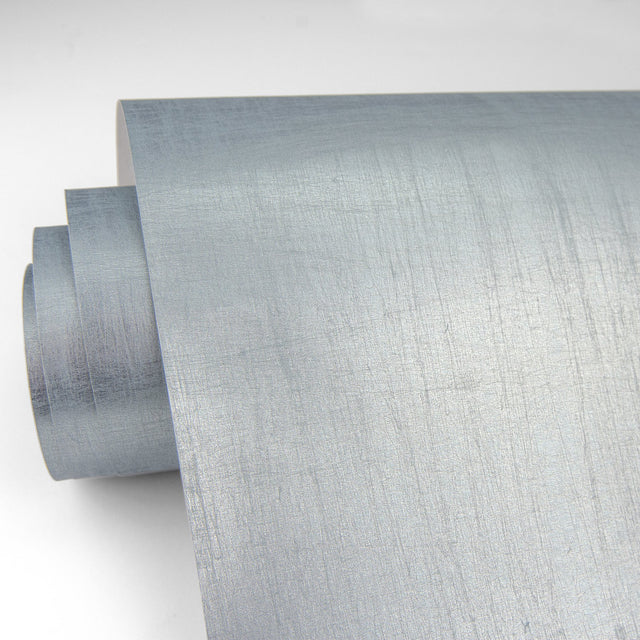 Lustre Slate Silk Weave Wallpaper with Metallic Faux Silk Texture - A-Street Prints 2829-82003