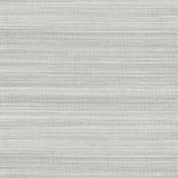 Zoysia Platinum Grasscloth Wallpaper with Textured Horizontal Fiber Pattern - A-Street Prints 2829-82022