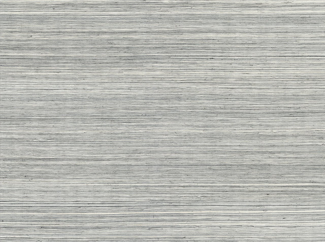 Baishin Silver Grasscloth Wallpaper with Traditional Texture Pattern - A-Street Prints 2829-82024