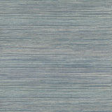 Pattaya Blue Grasscloth Wallpaper Blue Textured Grasscloth - A-Street Prints 2829-82040