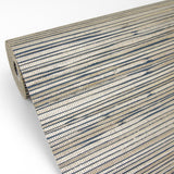 Ranong Champagne Grasscloth Wallpaper with Textured Woven Pattern - A-Street Prints 2829-82041