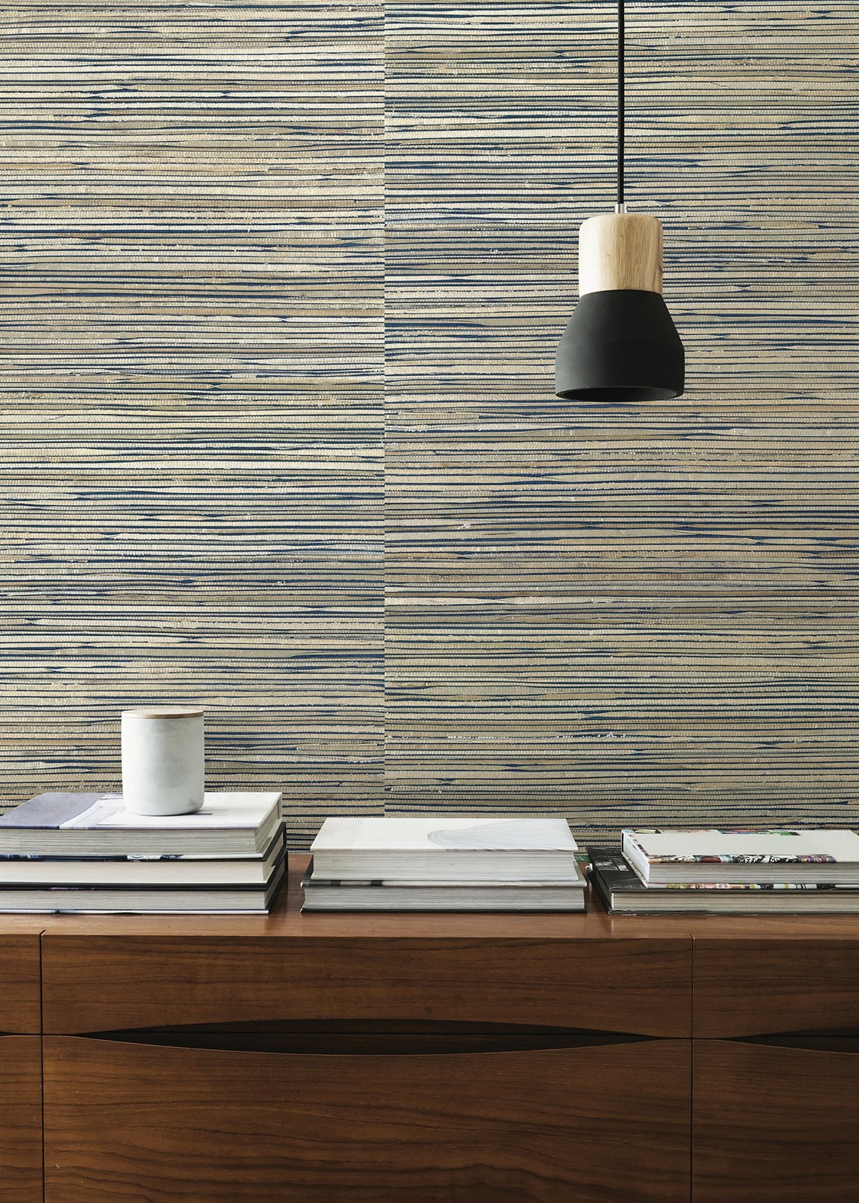 Ranong Champagne Grasscloth Wallpaper with Textured Woven Pattern - A-Street Prints 2829-82041