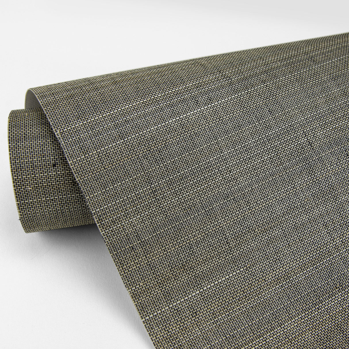 Tiemao Brown Abaca Grasscloth Wallpaper with Metallic Texture Pattern - A-Street Prints 2829-82044