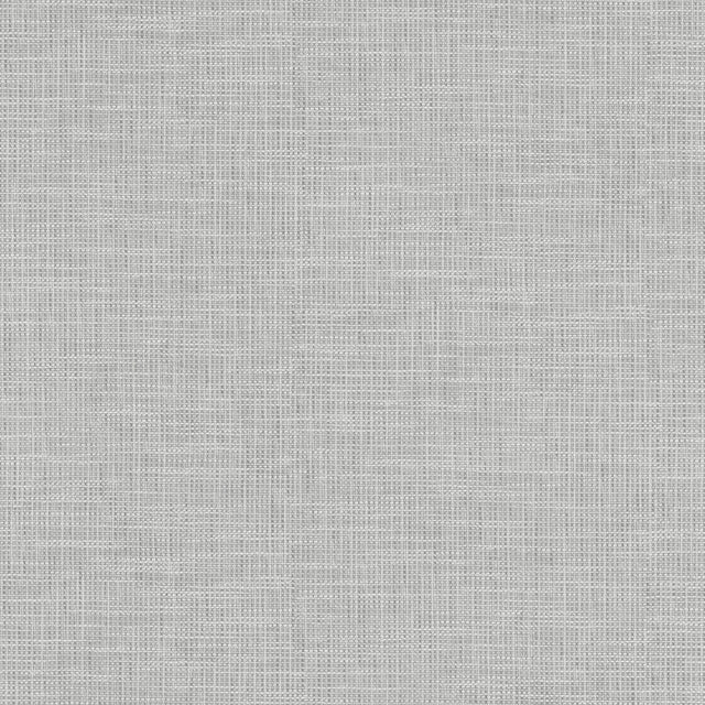 In The Loop Grey Faux Grasscloth Textured Wallpaper with Faux Grasscloth Pattern - Brewster 2829-82052