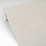 Essence Cream Linen Texture Wallpaper with Faux Fabric Weave - A-Street Prints 2829-82054