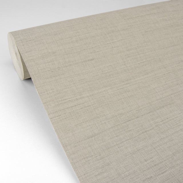 Essence Beige Linen Texture Wallpaper with Faux Linen Effect - A-Street Prints 2829-82056
