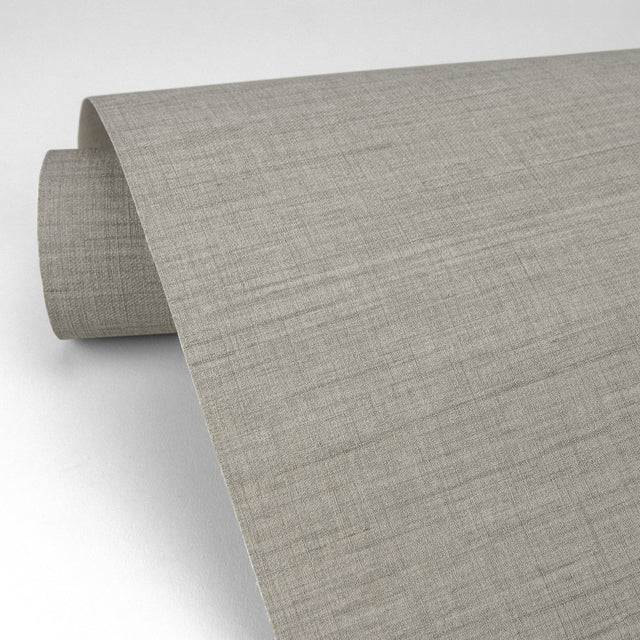 Essence Neutral Linen Texture Wallpaper with Fabric & Woven Textures Faux Effects - A-Street Prints 2829-82058