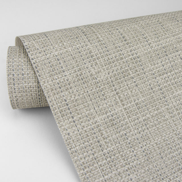In The Loop Neutral Faux Grasscloth Textured Wallpaper - A-Street Prints 2829-82059