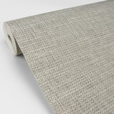 In The Loop Neutral Faux Grasscloth Textured Wallpaper - A-Street Prints 2829-82059