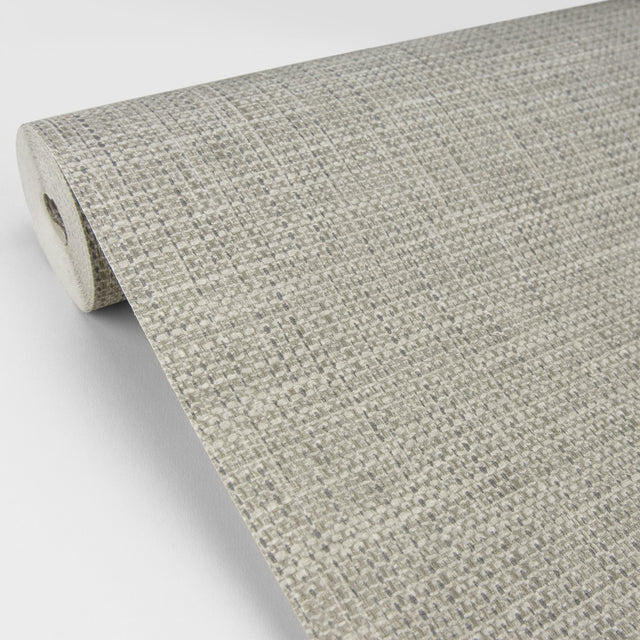 In The Loop Neutral Faux Grasscloth Textured Wallpaper - A-Street Prints 2829-82059