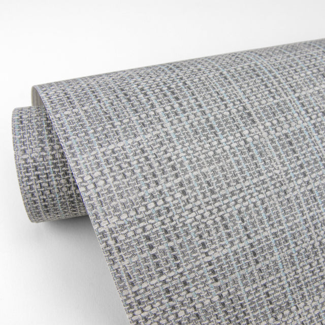 In The Loop Multicolor Faux Grasscloth Wallpaper with Traditional Faux Effects Pattern - Brewster 2829-82065